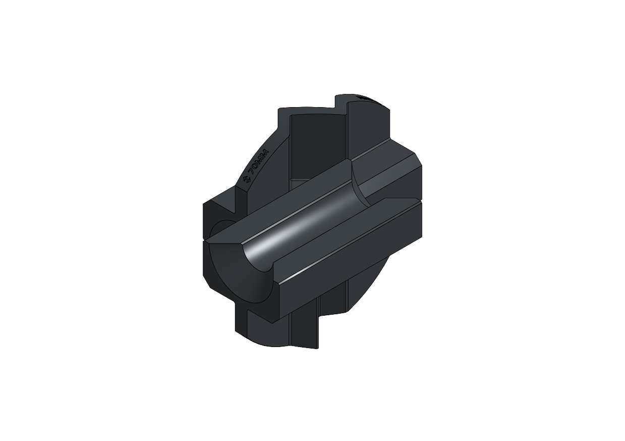BYOB - Spacer — Dark Gray / 70mm (2.75in)